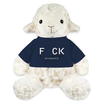 Provocative textual design with slogan - MiniFeet® Sheep Annika - french navy - Front