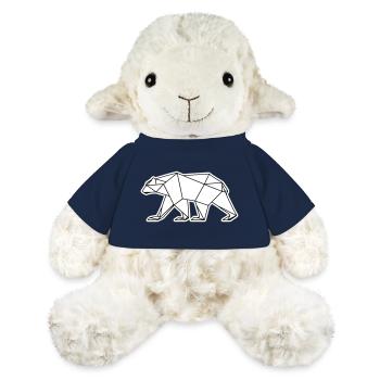 Polar Bär Polygon Eisbär Symbol - MiniFeet® Schaf Annika - French Navy - Vorne