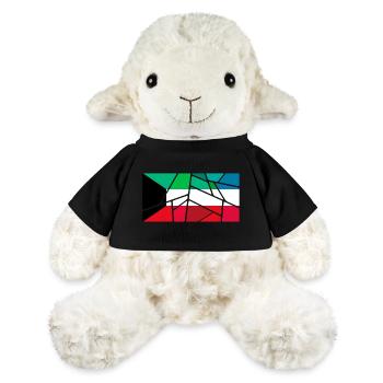 Flagge Kuwait - MiniFeet® Schaf Annika - Sonnengelb - Vorne