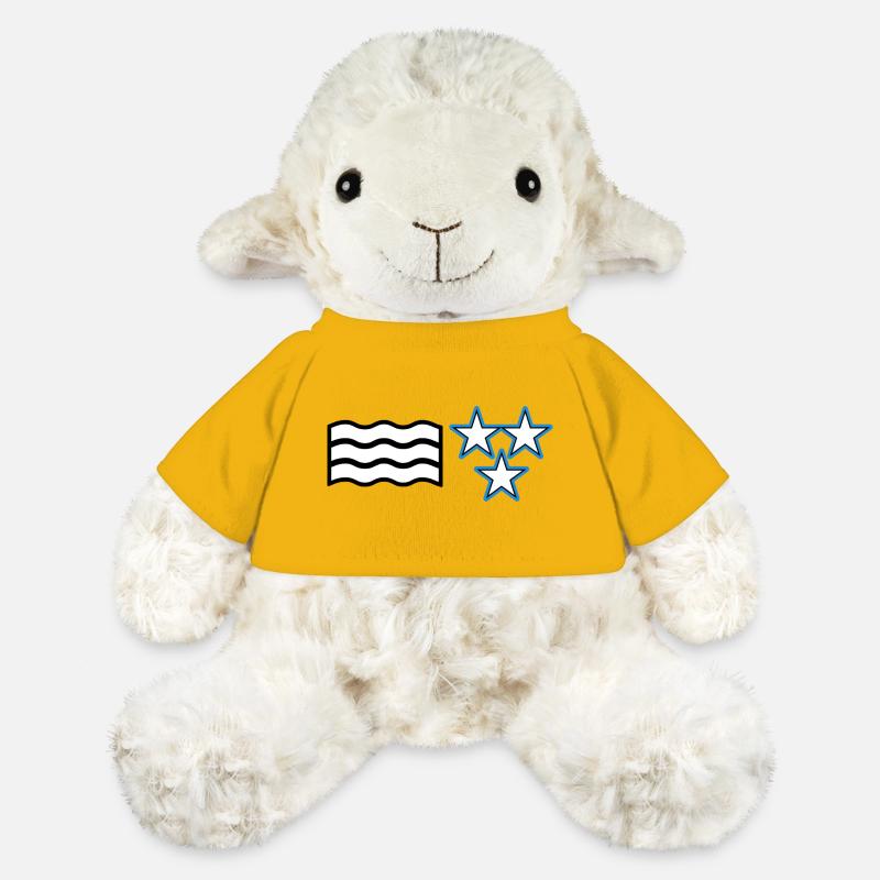 Flagge Aargau - MiniFeet® Schaf Annika - Sonnengelb
