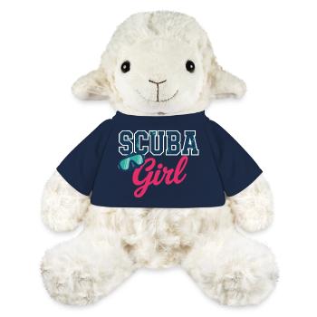 Conception de plongée sous-marine pour fille - Mouton en peluche Annika MiniFeet® - bleu marine - Devant