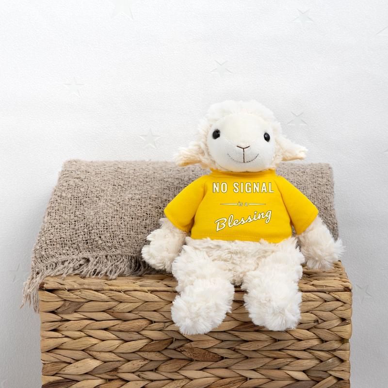 No Signal is a Blessing – Spruch MiniFeet® Schaf Annika