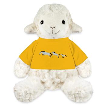 Chevaux en Mouvement Effervescent - Mouton en peluche Annika MiniFeet® - jaune soleil - Devant