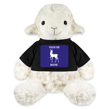 Yeux de biche - Mouton en peluche Annika MiniFeet® - jaune soleil - Devant