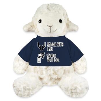 Handle With Care / Candle with Hair - Flachwitz! - MiniFeet® Schaf Annika - French Navy - Vorne