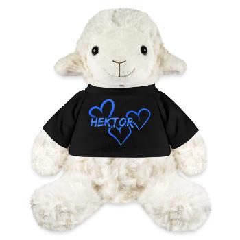 Hector comme prénom - Mouton en peluche Annika MiniFeet® - jaune soleil - Devant