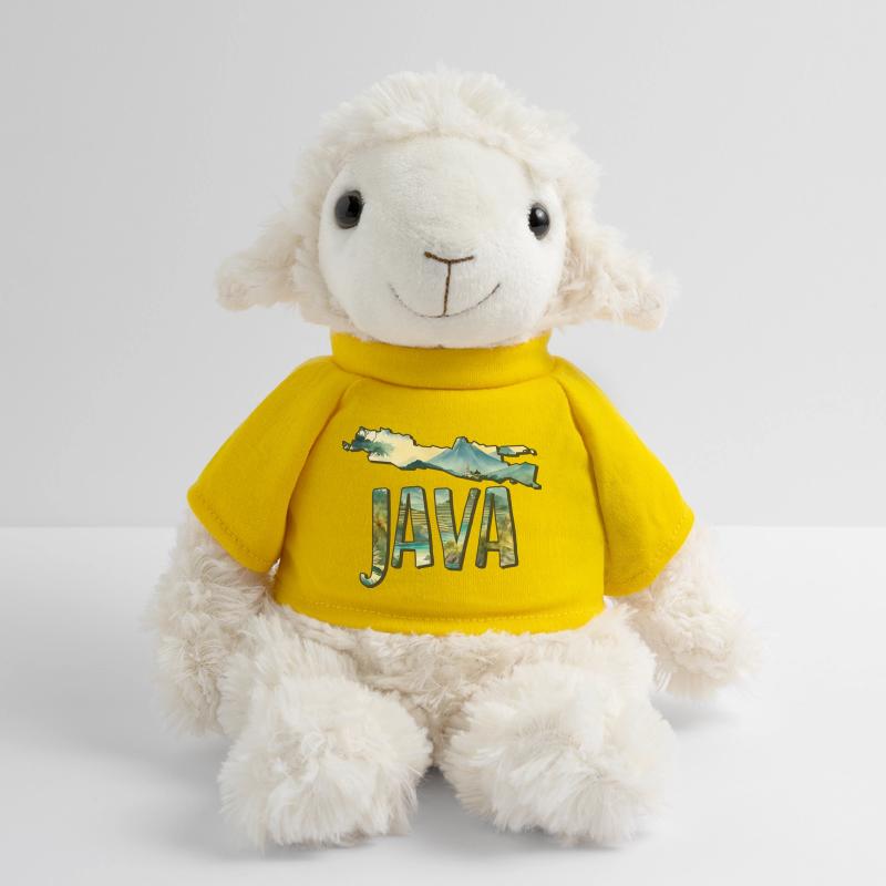 Carte aquarelle Java Mouton en peluche Annika MiniFeet®