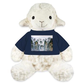 Mystischer Wald Thailnad Gebirge Aquarelle - MiniFeet® Schaf Annika - French Navy - Vorne