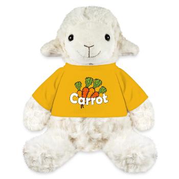 CAROTTE - Mouton en peluche Annika MiniFeet® - jaune soleil - Devant