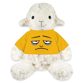 Mürrisches Trauriges Enttäuschtes Gesicht Lustig - Mouton en peluche Annika MiniFeet® - jaune soleil - Devant