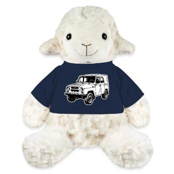 Véhicule tout-terrain UAZ (2 couleurs) - Mouton en peluche Annika MiniFeet® - bleu marine - Devant