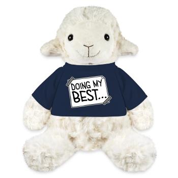 Doing My Best Lustig Ehrlich Motivational Spruch - MiniFeet® Schaf Annika - French Navy - Vorne