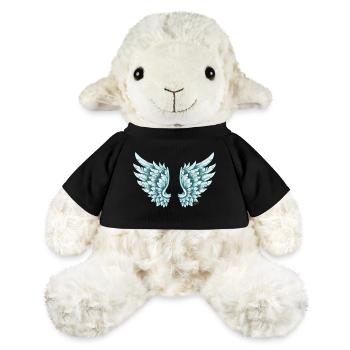 Ailes d’ange bleu Angelwings Angelblue - Mouton en peluche Annika MiniFeet® - jaune soleil - Devant