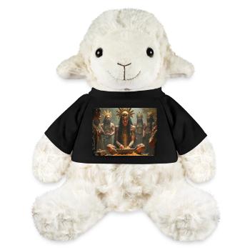 Tlazoteotl, déesse aztèque de la luxure, du péché et de la purification - Mouton en peluche Annika MiniFeet® - jaune soleil - Devant