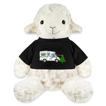 Frohe Weihnachten für Wohnmobil-Camper  - MiniFeet® Schaf Annika - Sonnengelb - Vorne