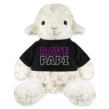 Rave Dad Techno House Electro Festival Hardstyle - MiniFeet® Schaf Annika - Sonnengelb - Vorne