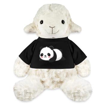 Amoureux des animaux panda mignon - Mouton en peluche Annika MiniFeet® - jaune soleil - Devant