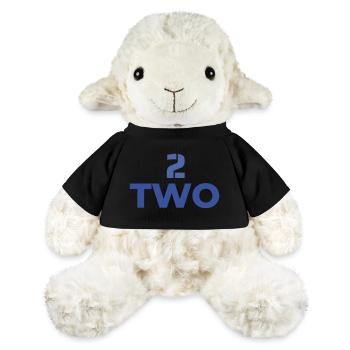 DESIGN CHIFFRE 2 EN LETTRE ET SYMBOLE TYPOGRAPHIE - Mouton en peluche Annika MiniFeet® - jaune soleil - Devant