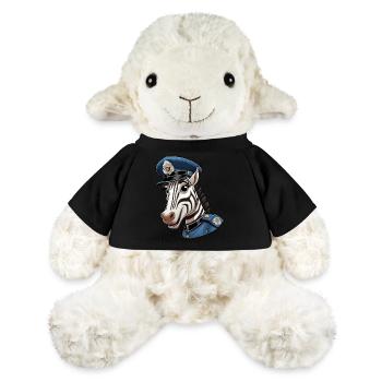 Zèbre de la police - Mouton en peluche Annika MiniFeet® - jaune soleil - Devant