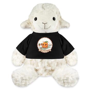 "Peace, Love & Oranges!" - Yoga - MiniFeet® Sheep Annika - sun yellow - Front