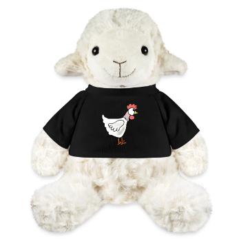 Poule dessinée Poules Dessinées Poules Félulettes Pâques - Mouton en peluche Annika MiniFeet® - jaune soleil - Devant