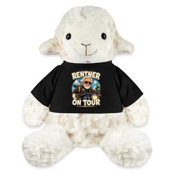 Retraités en tournée – Charme moto - Mouton en peluche Annika MiniFeet® - jaune soleil - Devant