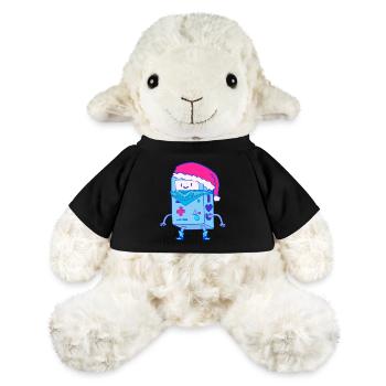 Kawaii Christmas Robot Santa Bot - MiniFeet® Sheep Annika - sun yellow - Front