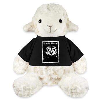 Black Metal Owl - MiniFeet® Sheep Annika - sun yellow - Front
