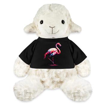Polygonaler Flamingo - MiniFeet® Schaf Annika - Sonnengelb - Vorne