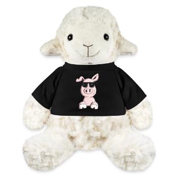 Smart pig with sunglasses - MiniFeet® Sheep Annika - sun yellow - Front