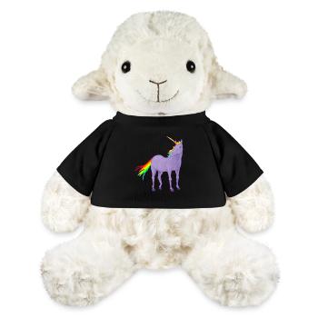 Licorne robe violette et crinière arc-en-ciel - MiniFeet® Sheep Annika - sun yellow - Front