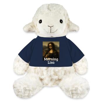 Bonjour Lisa Leonardo Da Vinci Drôle Joconde - Mouton en peluche Annika MiniFeet® - bleu marine - Devant