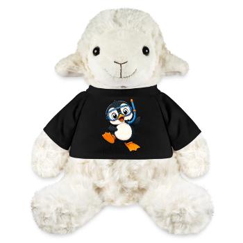 Cute Penguin Holiday Diving Water Summer Sea - MiniFeet® Sheep Annika - sun yellow - Front