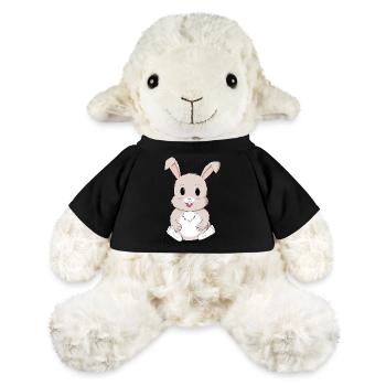 Lapin mignon kawaii - Mouton en peluche Annika MiniFeet® - jaune soleil - Devant
