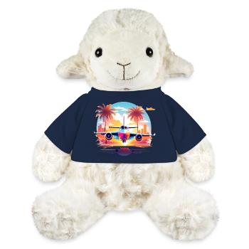 Vacances à Miami - Mouton en peluche Annika MiniFeet® - bleu marine - Devant