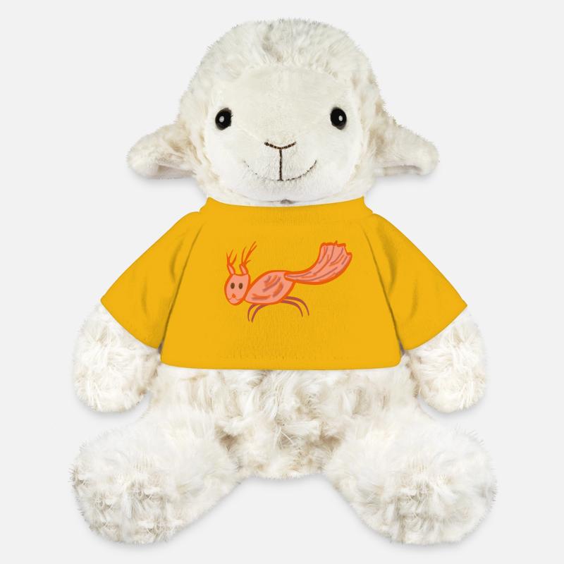 Eichhörnchen Nüsse oder Tee - MiniFeet® Schaf Annika - Sonnengelb