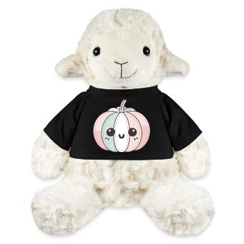 Pastell Kürbis Kawaii Lächelnd - MiniFeet® Schaf Annika - Sonnengelb - Vorne
