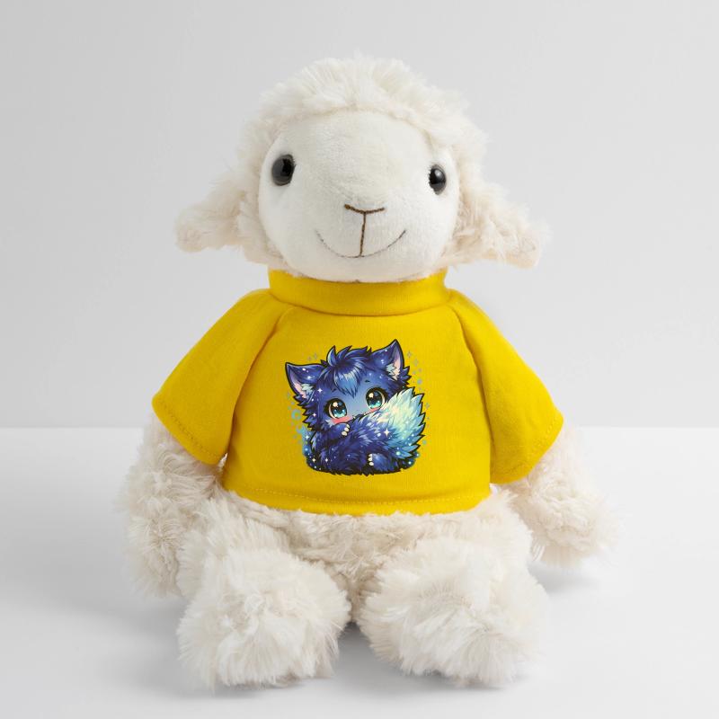 Blauer Eisfuchs Chibi-Design MiniFeet® Schaf Annika