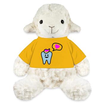 zahn punk zahnarzt dentist - MiniFeet® Schaf Annika - Sonnengelb - Vorne