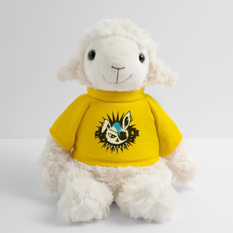 rabbit with an eye patch and a mohawk MiniFeet® Sheep Annika