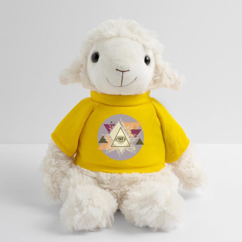 Geometric Triangular Eye with Auras MiniFeet® Sheep Annika