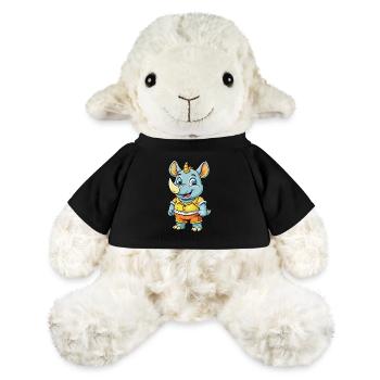 Rhino Cute Cartoon Character Kawaii Clipart - MiniFeet® Sheep Annika - sun yellow - Front