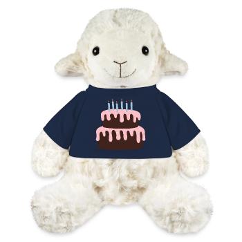 Celebration Cake with Pink Icing - MiniFeet® Sheep Annika - french navy - Front
