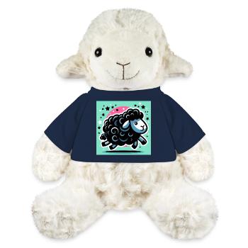 Mouton noir - Mouton en peluche Annika MiniFeet® - bleu marine - Devant