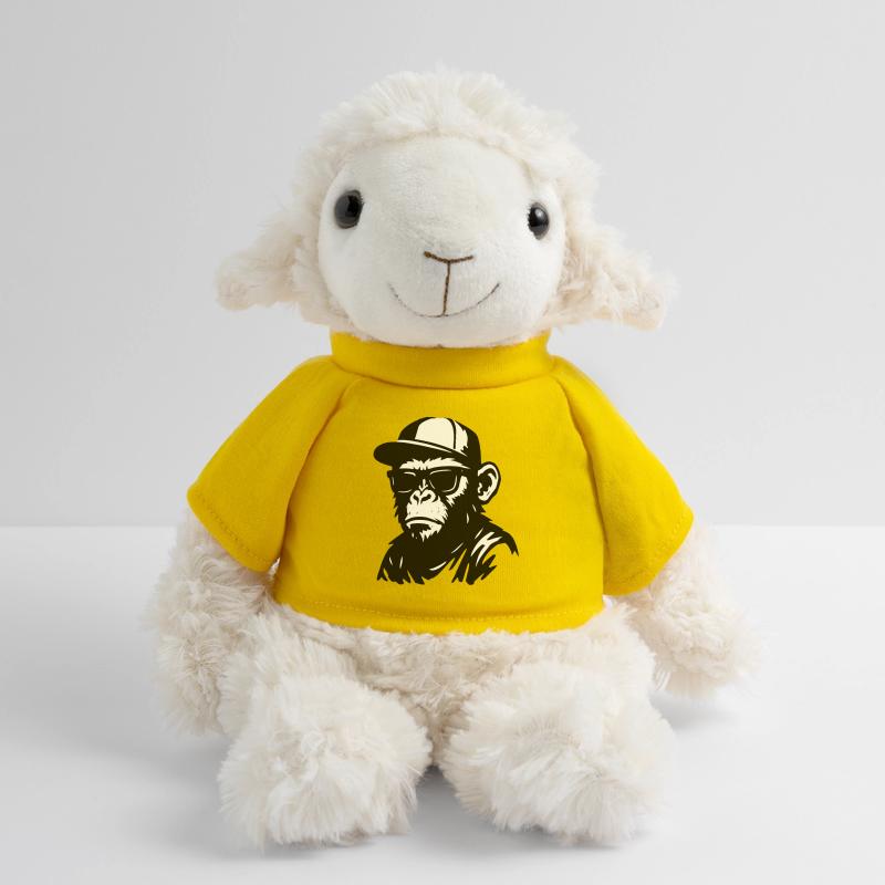 Conception de graffiti de singe urbain Mouton en peluche Annika MiniFeet®