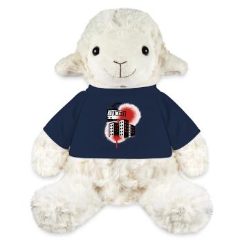 Graffiti tram over the city - MiniFeet® Sheep Annika - french navy - Front