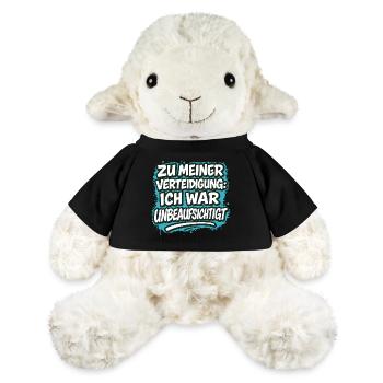 Pour ma défense, j’étais sans surveillance - Mouton en peluche Annika MiniFeet® - jaune soleil - Devant