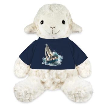 Segelboot im Sturm - MiniFeet® Schaf Annika - French Navy - Vorne