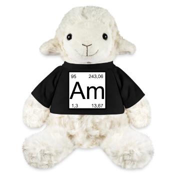 Americium Am Element Typography - MiniFeet® Sheep Annika - sun yellow - Front