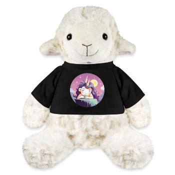 Licorne thé de lune le soir - Mouton en peluche Annika MiniFeet® - jaune soleil - Devant